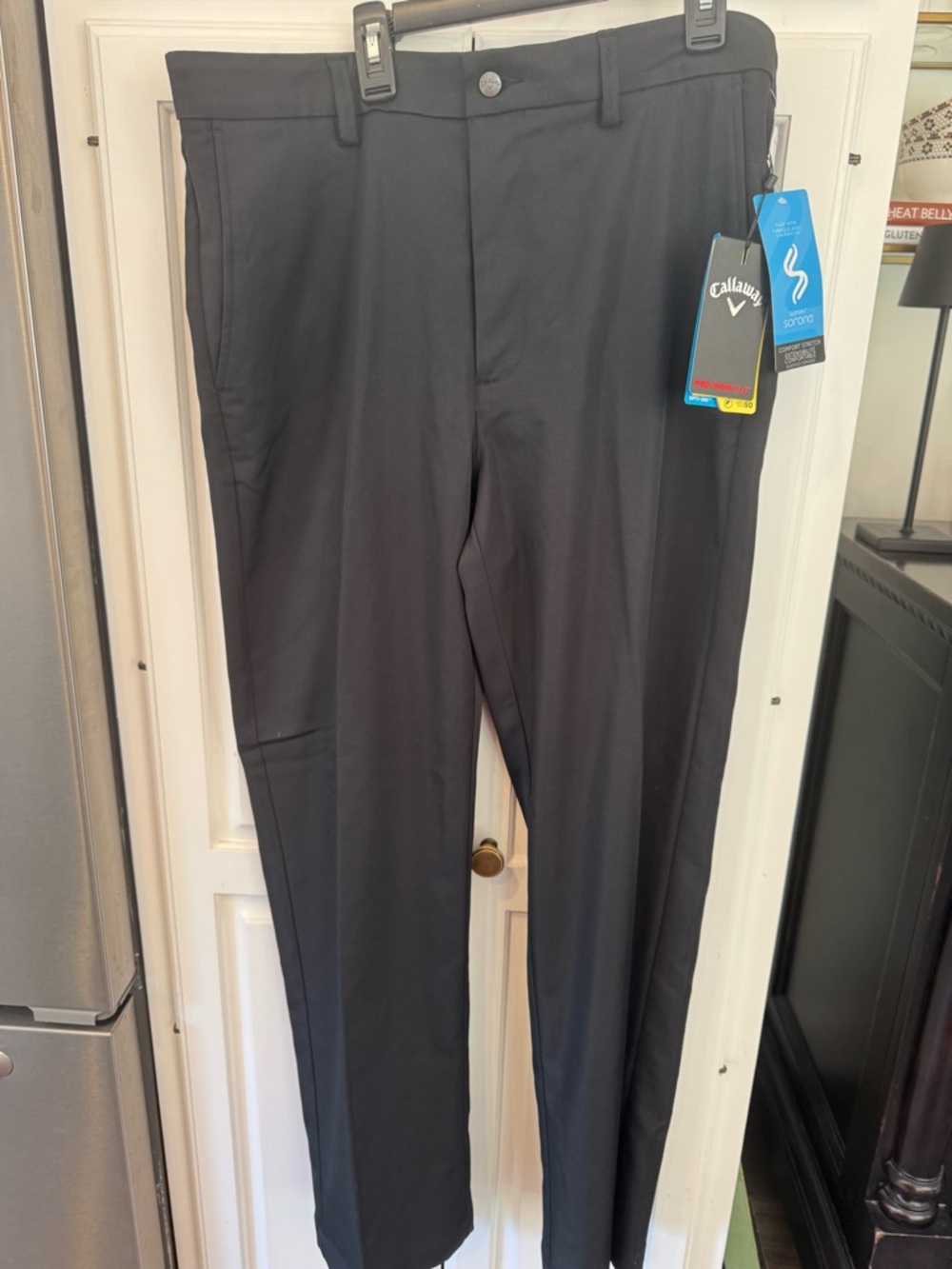 Callaway Pro Spin 3.0 Golf Pants 34x32 Black NWT Stretch Performance